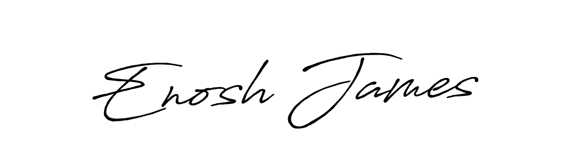 Make a beautiful signature design for name Enosh James. Use this online signature maker to create a handwritten signature for free. Enosh James signature style 7 images and pictures png